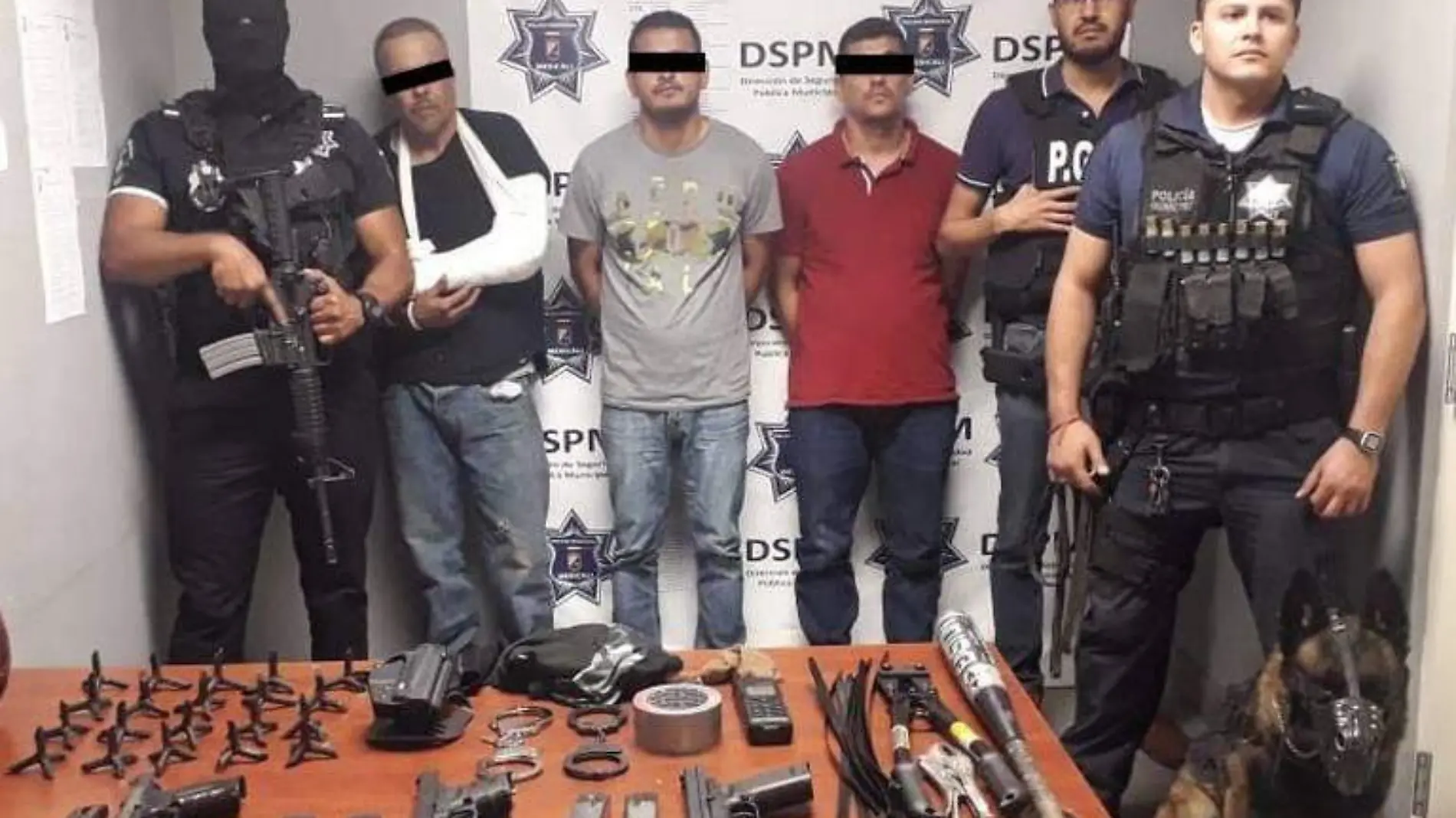 Detienen a 3 con armas de fuego